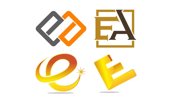 Logotype Сучасний набір шаблонів — стоковий вектор