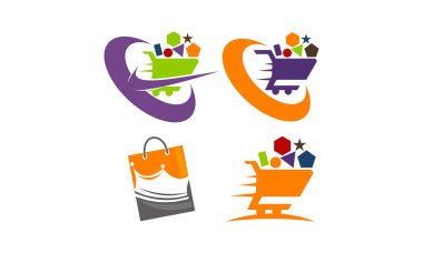 Vektör Set alışveriş indirim
