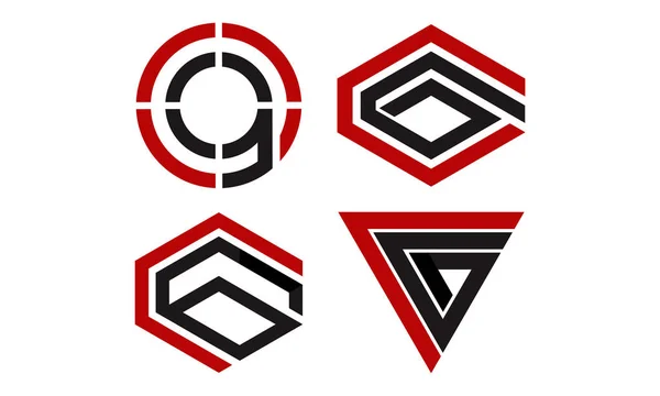 Logotyp modernes Template Set — Stockvektor