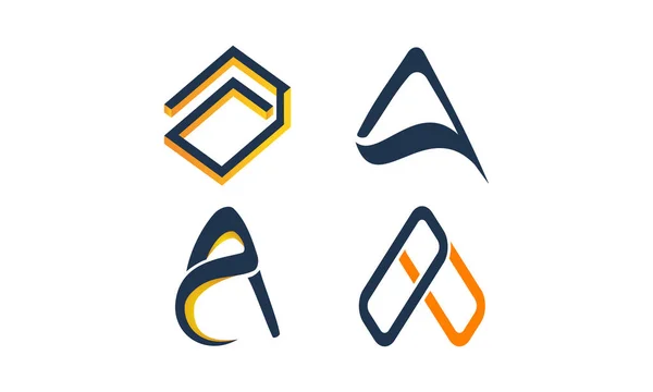 Logotype Modern mallen uppsättning — Stock vektor