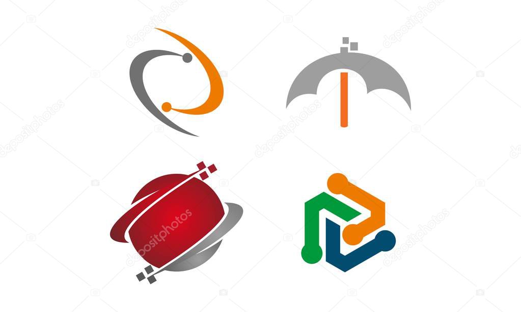 Technology Connection Logo Set