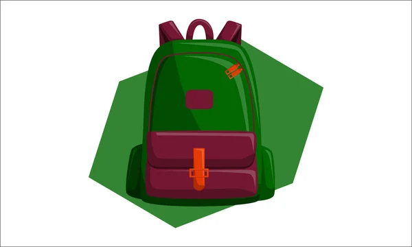 Bag Back to School Vector — Stock Vector