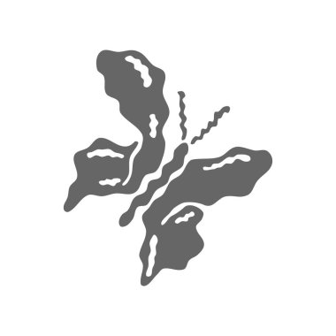  Kelebek Soyut Logo Tasarım Vektörü İllüstrasyonu İzole Edildi