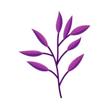 El çizimi ağaç dalları ve Vektör İllüstrasyonu 