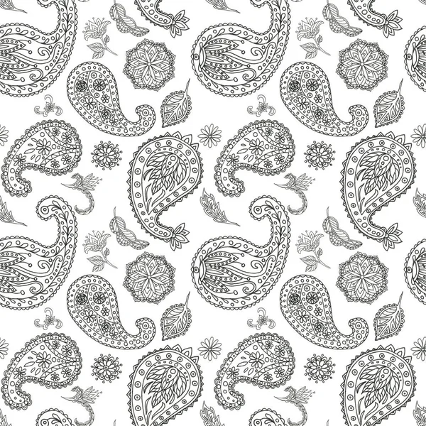 Beautiful pattern with cucumbers made in the technique of graphics. Seamless pattern.