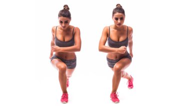 genç kadın spor egzersiz yaparak.