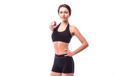 Spor kız egzersiz