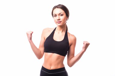 Spor kız egzersiz