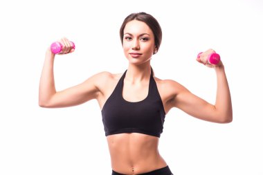 Spor kız egzersiz