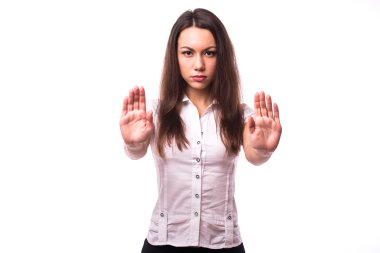 kız göstermek dur jest