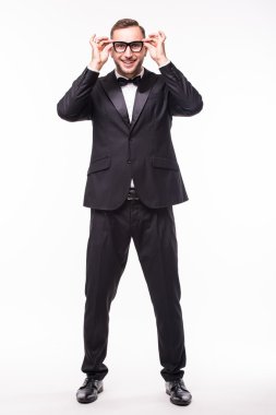 Takım Elbiseli Yakışıklı Adam