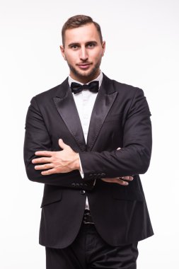 Takım Elbiseli Yakışıklı Adam