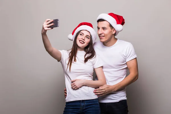 Buon Natale coppia — Foto Stock