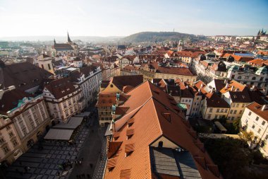Prag görünümünü turistik yerlerinden bir nokta gibi