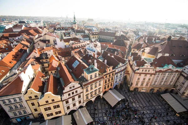 Vista de Praga como um ponto de destinos turísticos — Fotografia de Stock