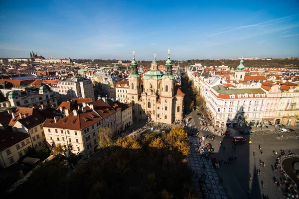 Prag görünümünü turistik yerlerinden bir nokta gibi