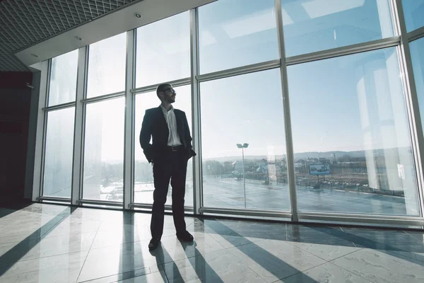 İş adamı panoramik karşı