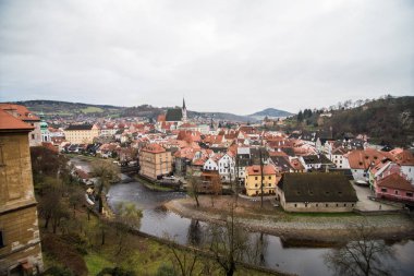 Cesky Krumlov gibi turistik hedef noktası