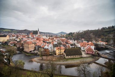 Cesky Krumlov gibi turistik hedef noktası