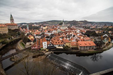 Cesky Krumlov gibi turistik hedef noktası