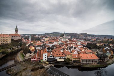 Cesky Krumlov gibi turistik hedef noktası