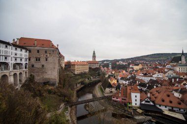 Cesky Krumlov gibi turistik hedef noktası