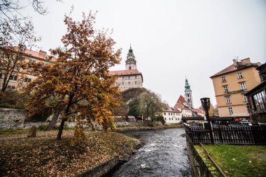 Cesky Krumlov gibi turistik hedef noktası