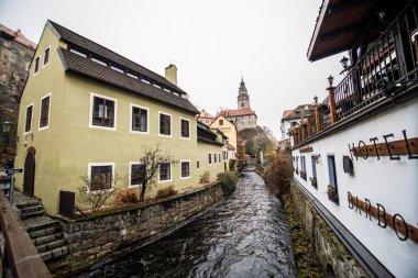 Cesky Krumlov gibi turistik hedef noktası