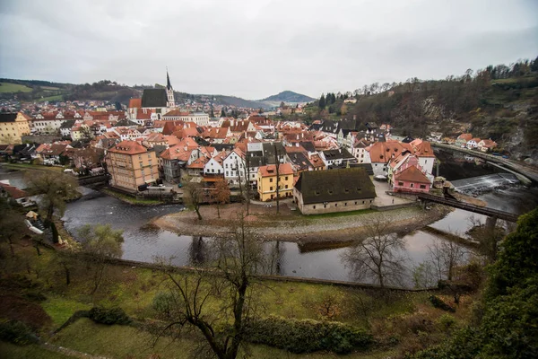 Cesky Krumlov gibi turistik hedef noktası