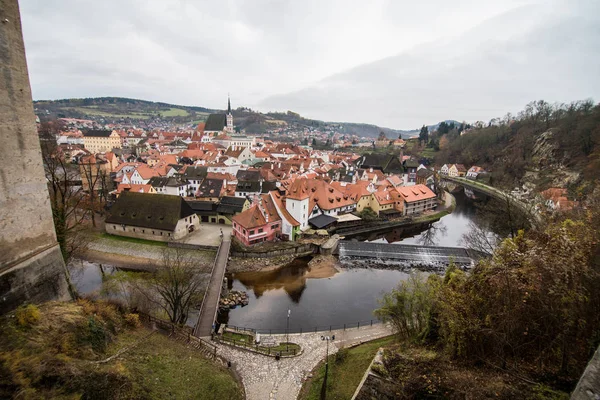 Cesky Krumlov gibi turistik hedef noktası