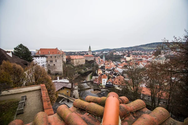 Cesky Krumlov gibi turistik hedef noktası