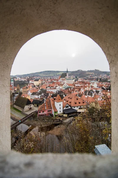 Cesky Krumlov gibi turistik hedef noktası
