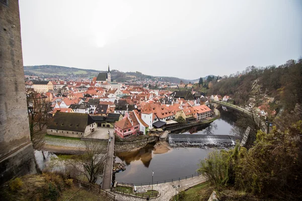 Cesky Krumlov gibi turistik hedef noktası