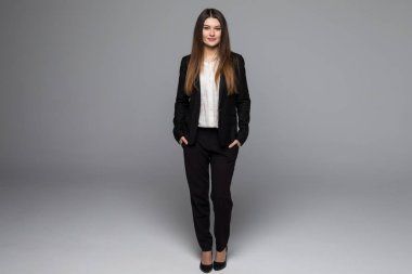 koyu gri takım elbise güzel moda kadın