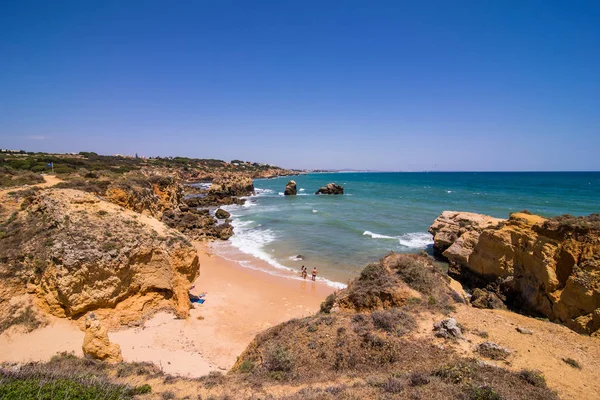 Praia sao görünümünü rafael albufeira algarve bölgesi Portekiz. Yaz meslek kavramı