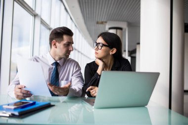 Modern takım modern ofis çalışma