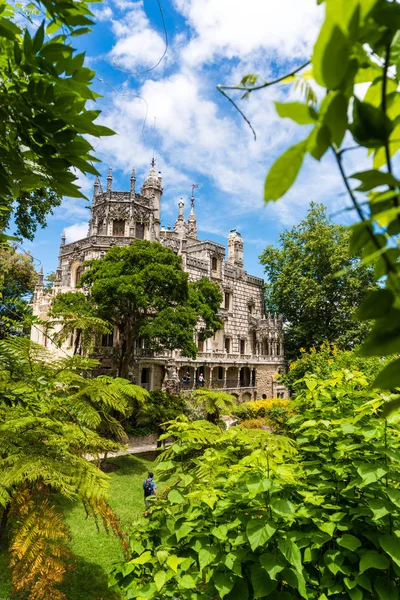 Sintra, Portugal - June, 2017. Sintra, Portugal. Palace Quinta da Regaleira — стокове фото