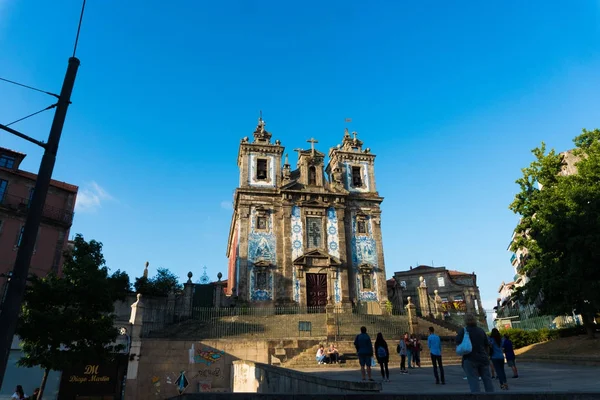 Porto, Portugal - July, 2017. church Igreja de sto Ildefonso Porto, Portugal — Stockfoto