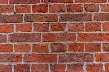 Tuğla duvar. doku arka plan eski kırmızı tuğla duvar