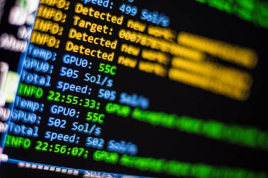 Araştırma Cryptocurrency işlem program ekranda Pc. kullanma bilgisayar yazılımı. Paylaşım bulundu.