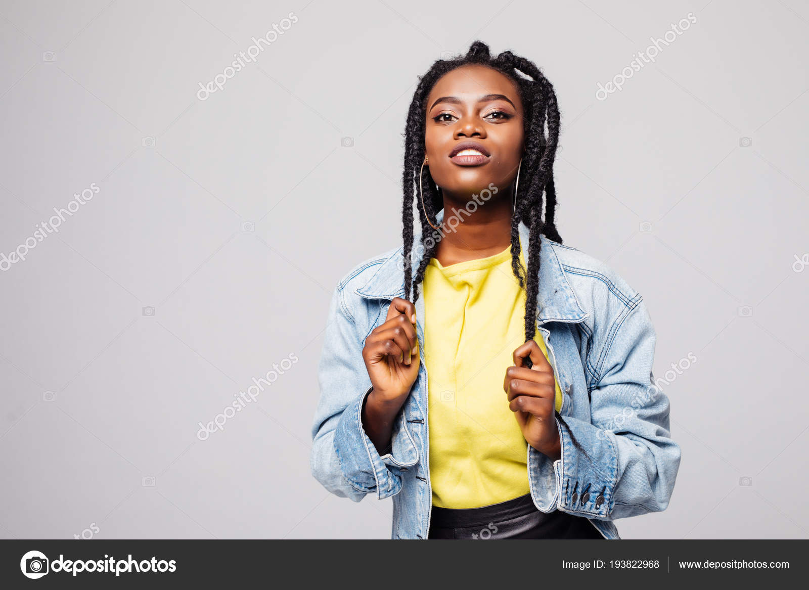 Images Plaited Dreadlocks Portrait Woman Hair Braided Thin