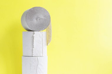 Fotokopi alanı olan tuvalet kağıdı.