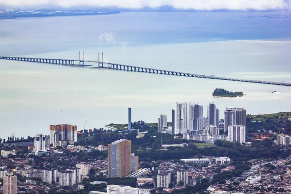 Tepesi'nden, Penang, Malezya Penang Şehir Manzaralı