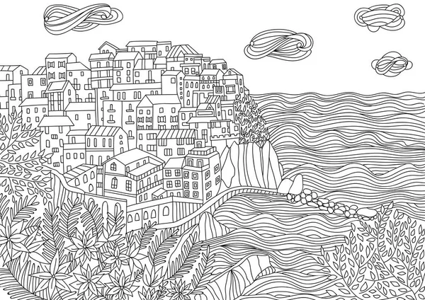 Monterosso al Mare grafik binalar