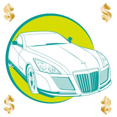 Pahalı, lüks, güzel araba