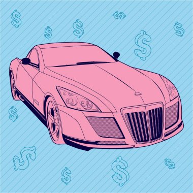 Pahalı, lüks, güzel araba