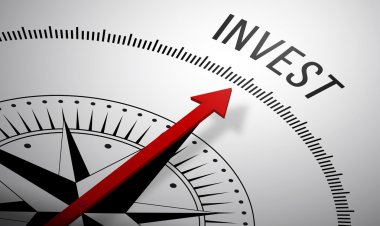 Invest simgesiyle pusula.