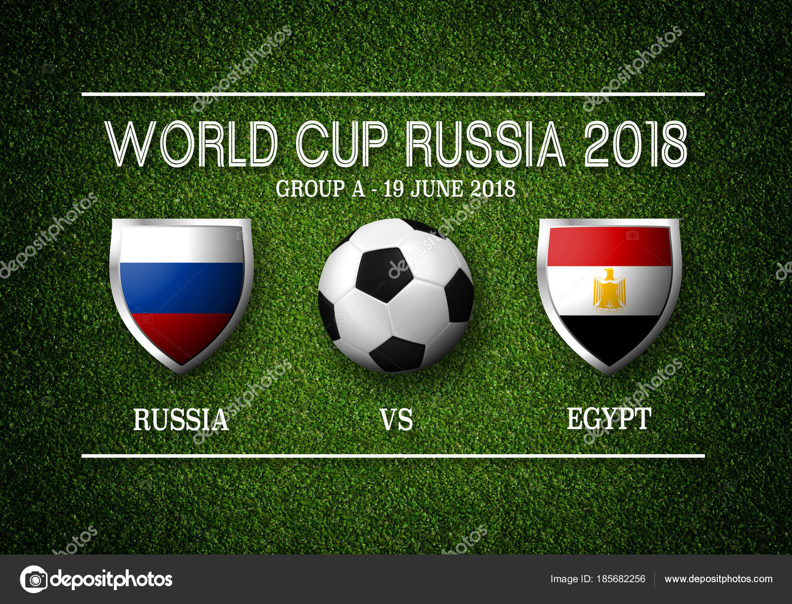 Coincidir Con El Horario Rusia Vs Egipto Fotos De Stock Coincidir Con El Horario Rusia Vs Egipto Fotos De Stock