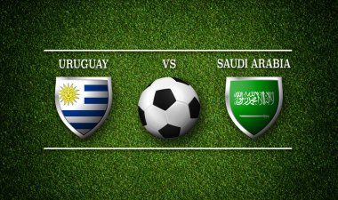Futbol maç programı, Uruguay vs Suudi Arabistan