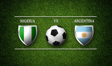 Futbol maç programı, Nijerya vs Arjantin